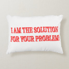 Utkastet "I ÄR LÖSNINGEN" - köp Prydnadskudde