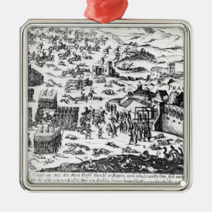 Utkastning genom fönster av Prague, 1618 Julgransprydnad Metall