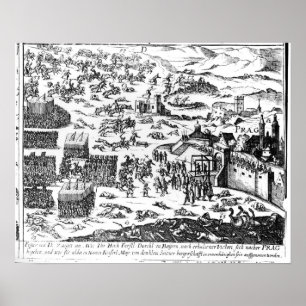 Utkastning genom fönster av Prague, 1618 Poster