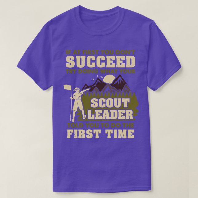 Utkastscout-ledare T Shirt (Design framsida)