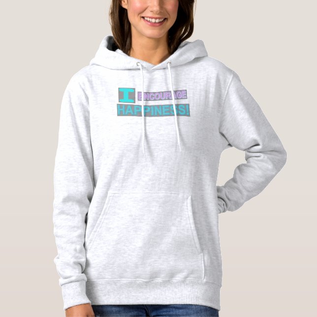 Utkastuttryck "Uppmuntra lycka". Köp T Shirt (Framsida)
