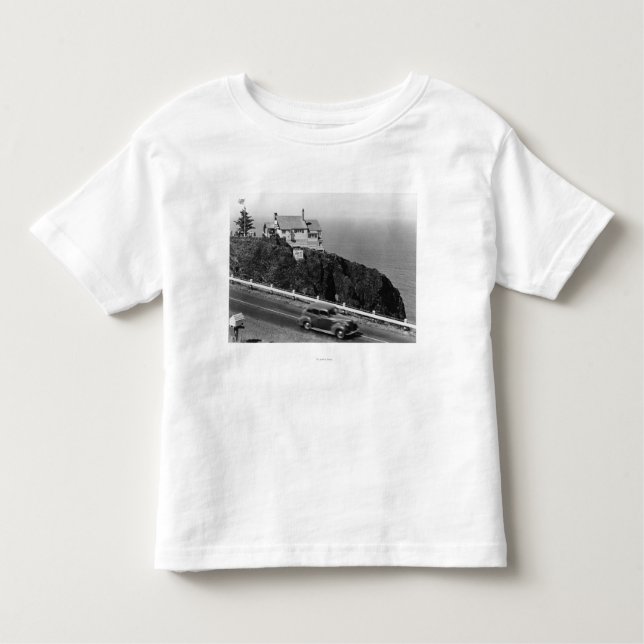 Utkiken på udd Fowlweather fotograferar T-shirt (Framsida)