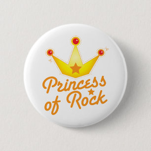 UTKLIPP! Princess av den Rockabilly designen för Knapp