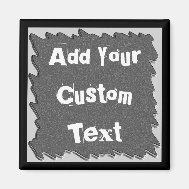 Utklippt Coola för kalkbräde och Vild Gräns Magnet (Framsidan)