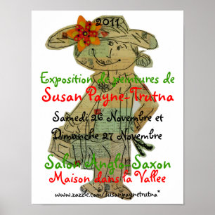 Utläggning de Peintures de Susan Payne-Trutna Poster