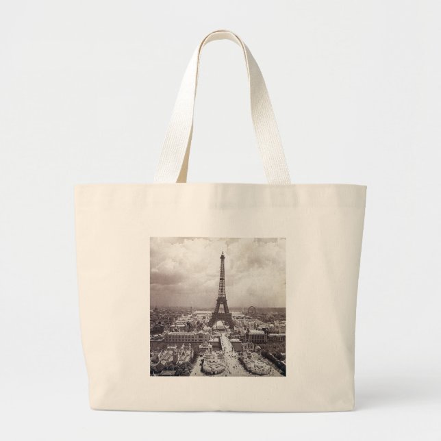 Utläggning Universelle för Eiffel tornParis Jumbo Tygkasse (Framsidan)