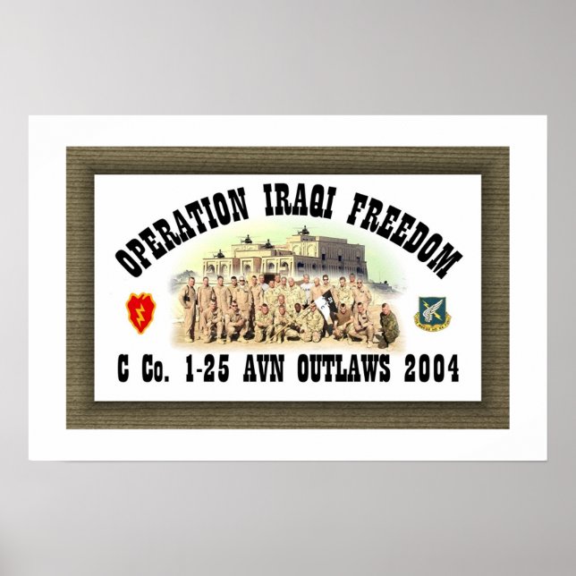 UTLAGOR 1-25 AVN POSTER (Framsidan)