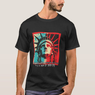 Utländsk Accent Invandraren Mod Citat T Shirt