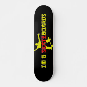 Utländskt Stil-teckensnittsskateboard #2 Mini Skateboard Bräda 18,7 Cm