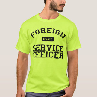 Utländskt tjänste- kommenderar - USAID T-shirt