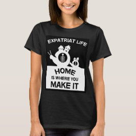 Utlandsstationerade utvandrar utomlands för att ut t shirt