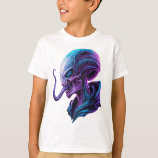 utlänning med lång tongud t shirt