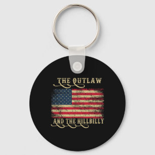 Utlänningen Och Hillbilly Röstar Trump För Preside Nyckelring