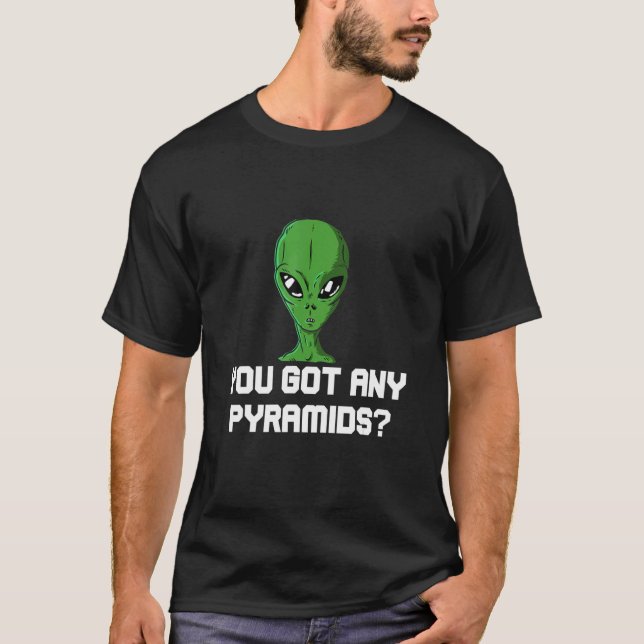 Utlänningens För manar område 51 Grönt för rymdhuv T Shirt (Framsida)