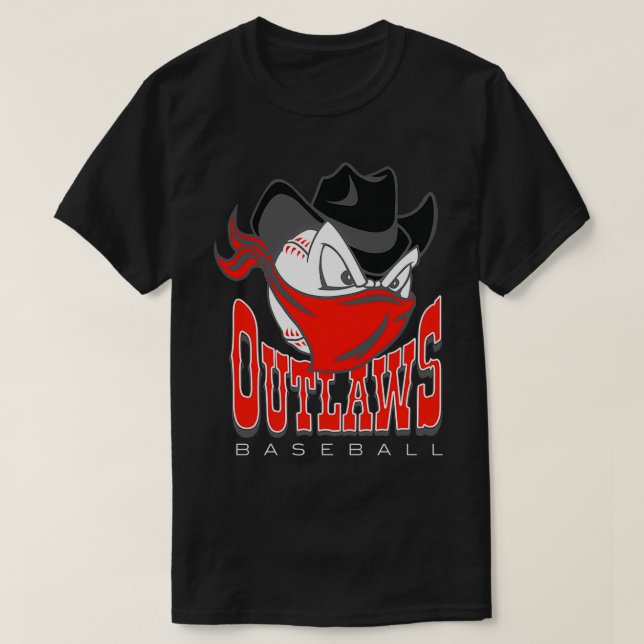 Utlaw Baseball T Shirt (Design framsida)