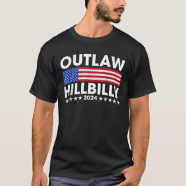 Utlaw Hillbilly 2024 Barbed Wire Western T Shirt