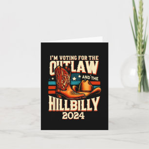 Utlaw Hillbilly 2024 US Valection Day CowboyShoes Kort