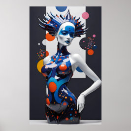 Utlöpande av Processaa - Ken Gage Art Poster