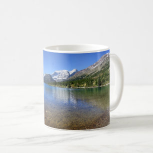 Utlopp i Cosley Sjö - Glacier National Park Kaffemugg