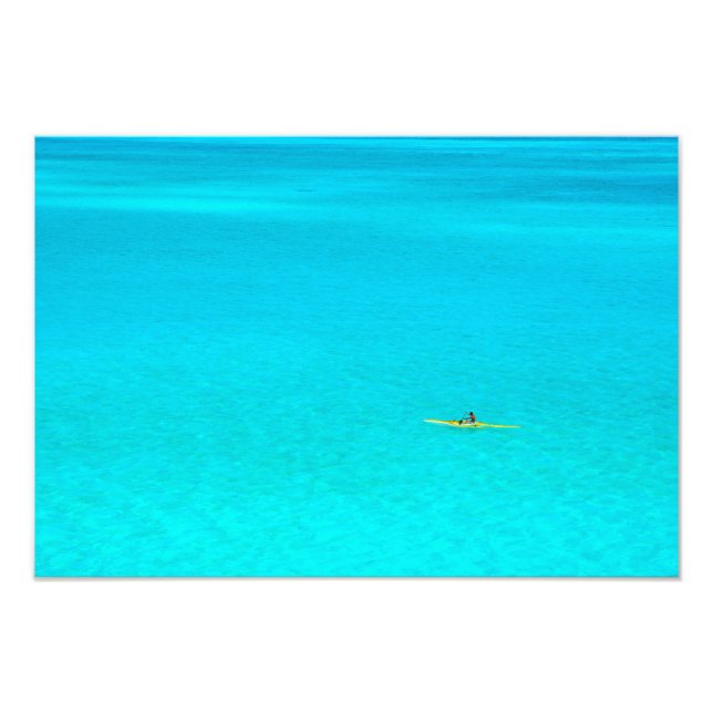Utlösarkanot i Bora Bora-fototryck Fototryck (Framsidan)