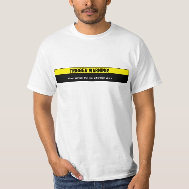 Utlösarvarning T Shirt (Framsida)