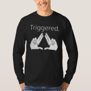 Utlöst Finger-medlems utlösaremi Finger utlösare T Shirt