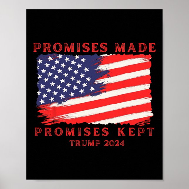 Utlovade löften om att behålla trumpeten 2024 poster (Framsidan)