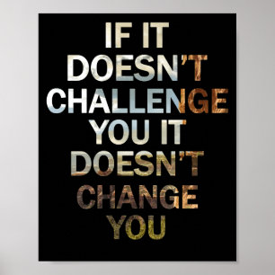 Utmana din egen Motiverande offertövring Poster