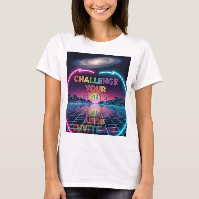 Utmana dina begränsningar t shirt (Framsida)