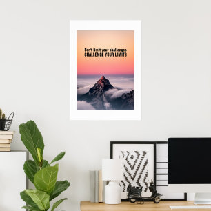 Utmana dina gränser - Motivering Poster