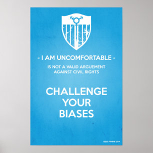 Utmana dina snedheter poster