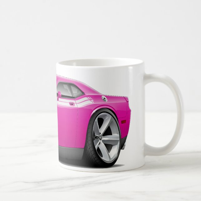 UtmanareRT-Fuschia-Vit bil 2009-11 Kaffemugg (Höger)