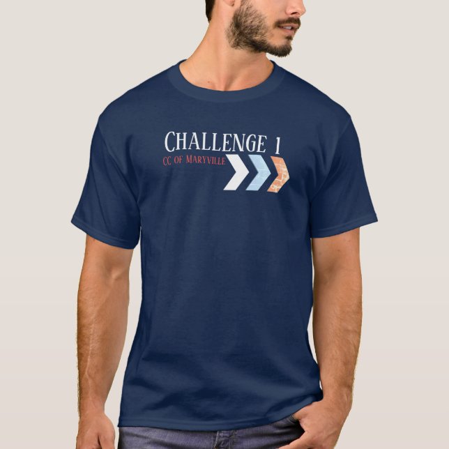 Utmaning 1 för klassiska konversationer i anpassad t shirt (Framsida)