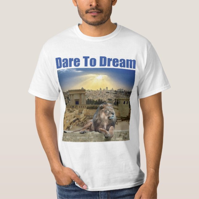 Utmaning att drömma t-shirt (Framsida)