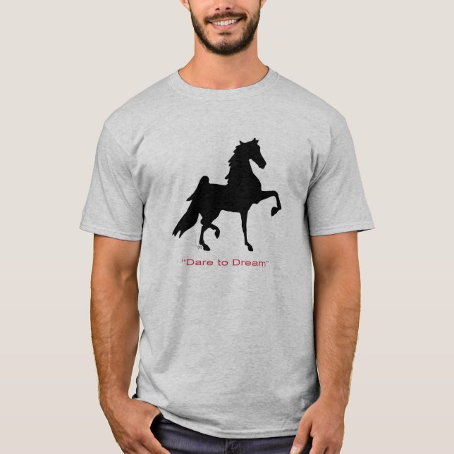 Utmaning att drömma t-shirt (Framsida)