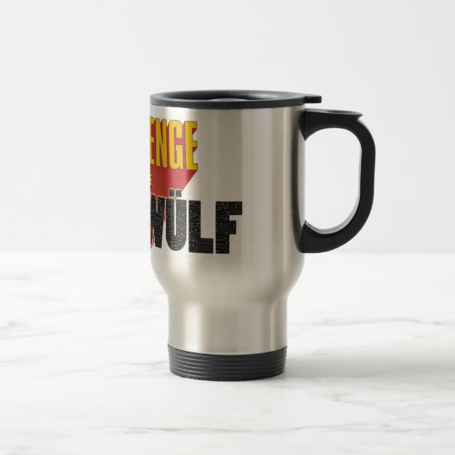 UTMANING av CYBERWÜLFEN "logotyp ", Resemugg (Höger)