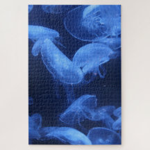 UTMANING AV Jellyfish Jigszle Puzzle Ocean Animals