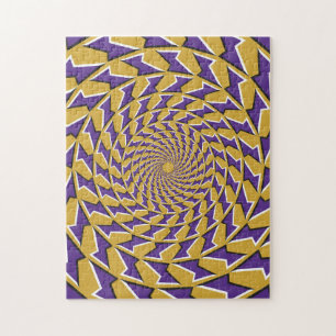 Utmaning av optisk Illusion Puzzle i världen Pussel