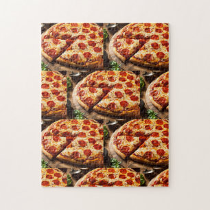 Utmaning av pizzapunta pussel