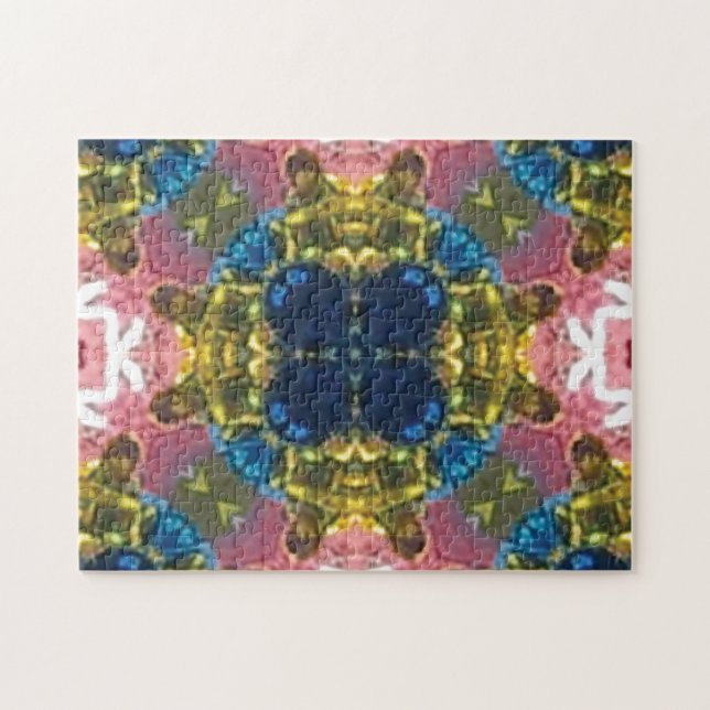 Utmaning för pussel för unika multifärgader (Horisontell)