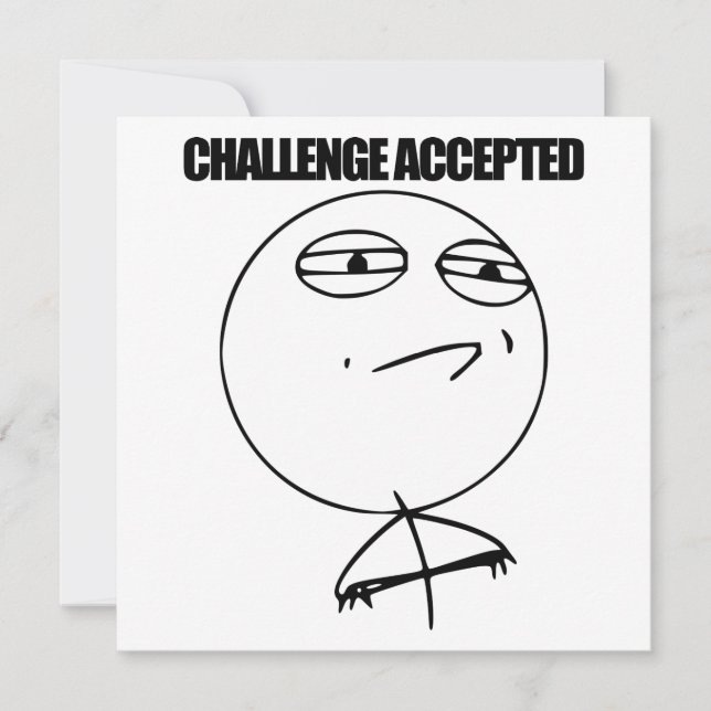 Utmaningen accepterad (Framsida)