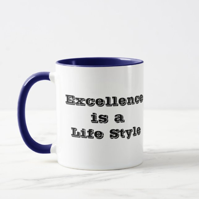 Utmärkande är Life Stil Motivational Mugg Gift (Vänster)