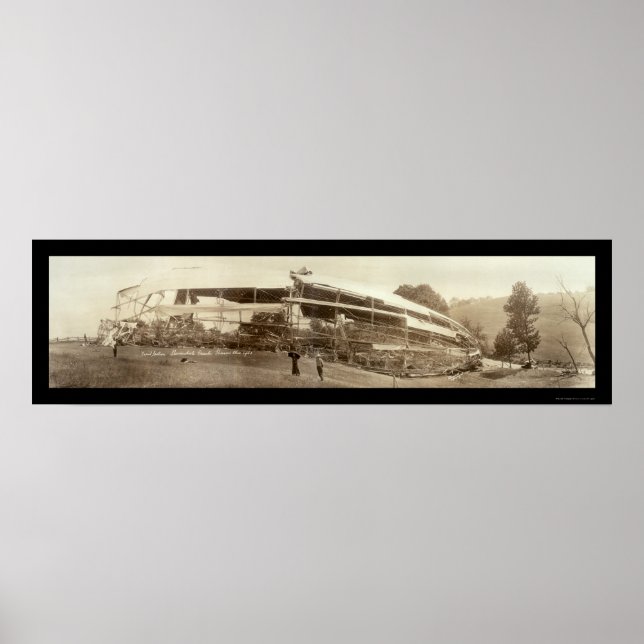 Utmärkande Shenandoah Disaster Photo 1925 Poster (Framsidan)