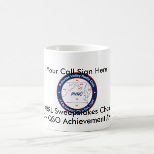 Utmärkelse för 300 QSO - 2008 ARRL-Sweepstakes Kaffemugg