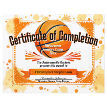 Utmärkelse för Basketball Summer Camp League Award