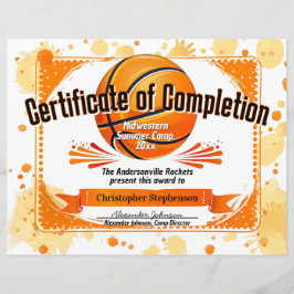 Utmärkelse för Basketball Summer Camp League Award