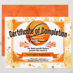 Utmärkelse för Basketball Summer Camp League Award