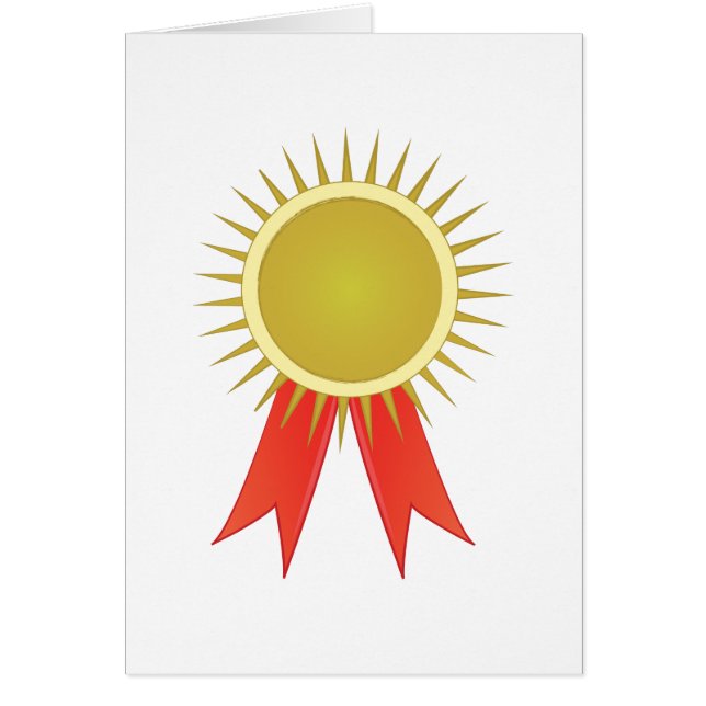 Utmärkelseband Hälsningskort (Framsidan)