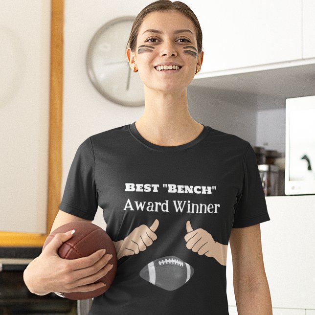Utmärkelsen "Bench Award" Winner Fantasy Football T Shirt (Skapare uppladdad)