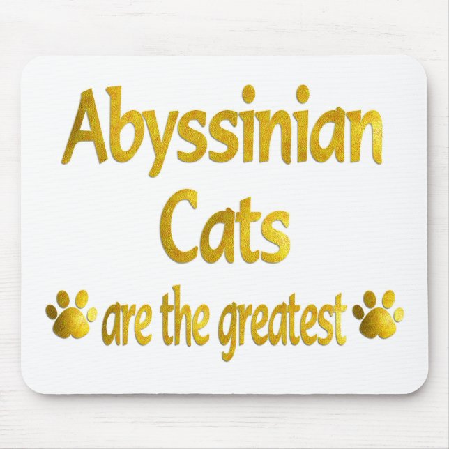 Utmärkt Abyssinian Musmatta (Framsidan)